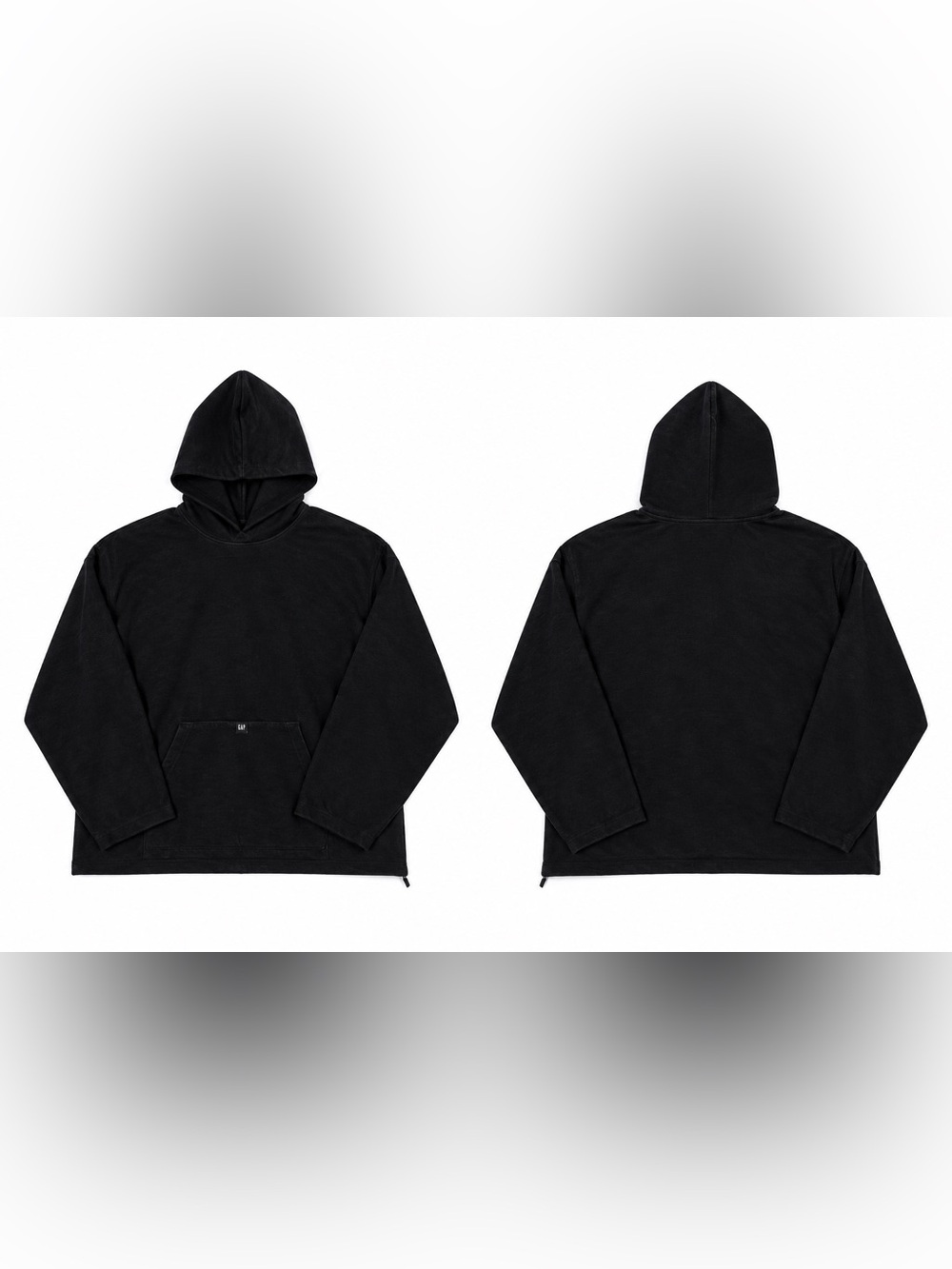 YZY Black Hoodie Size Large Like New